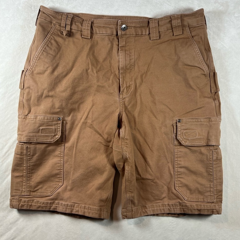 Duluth Trading Co 40W Flex Fire Hose Carpenter Cargo Shorts Duck Canvas